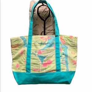 Lilly Pulitzer Via Lilly Canvas Tote Bag